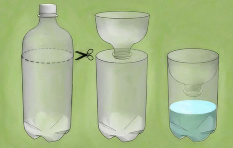 Đuổi ruồi bằng chai nhựa