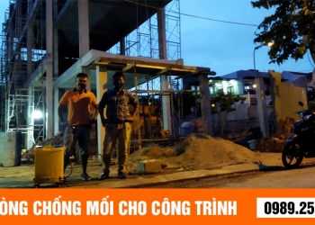 Phun phòng chống mối nền công trình xây dựng tại Quận Sơn Trà